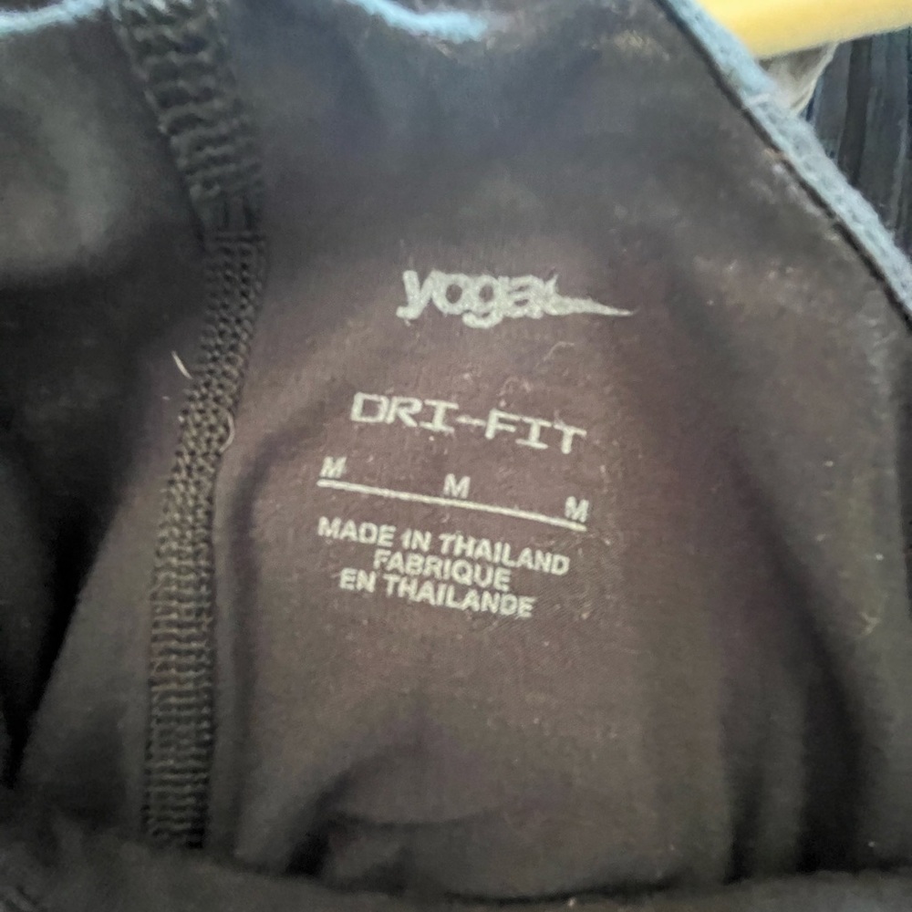 Nike Yoga Women's Black Tank Top medium racerback - Picture 6 of 6